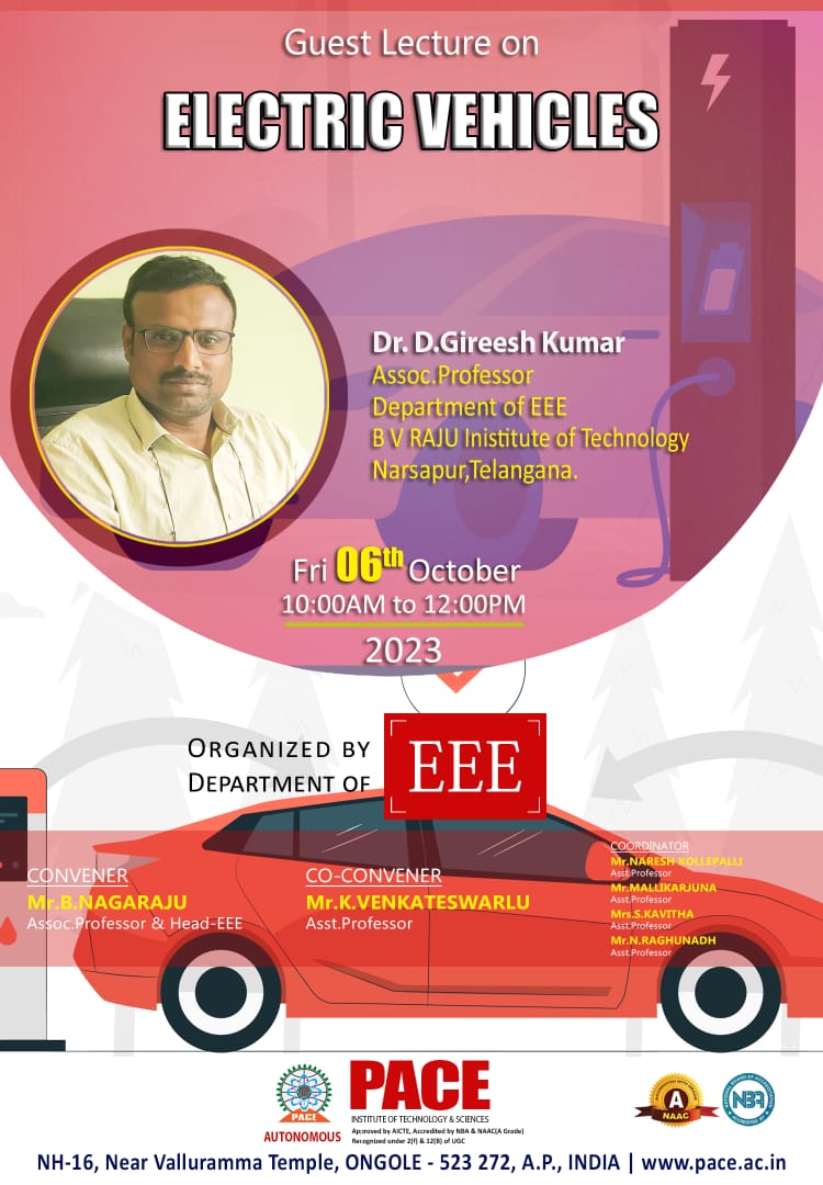 Guest Lecture On Electric Vehicles