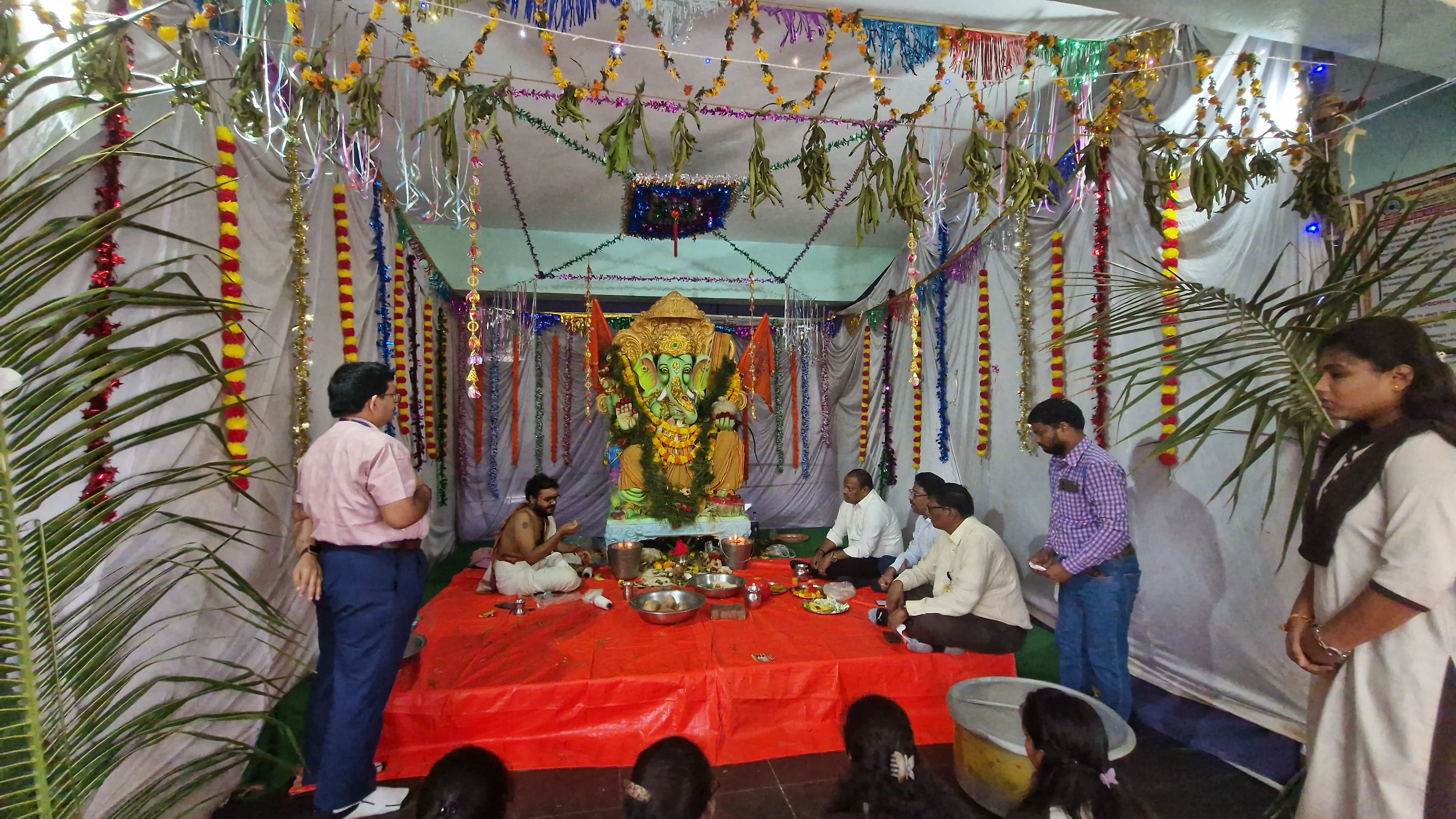 Ganesh Chaturthi pooja at PACE ITS