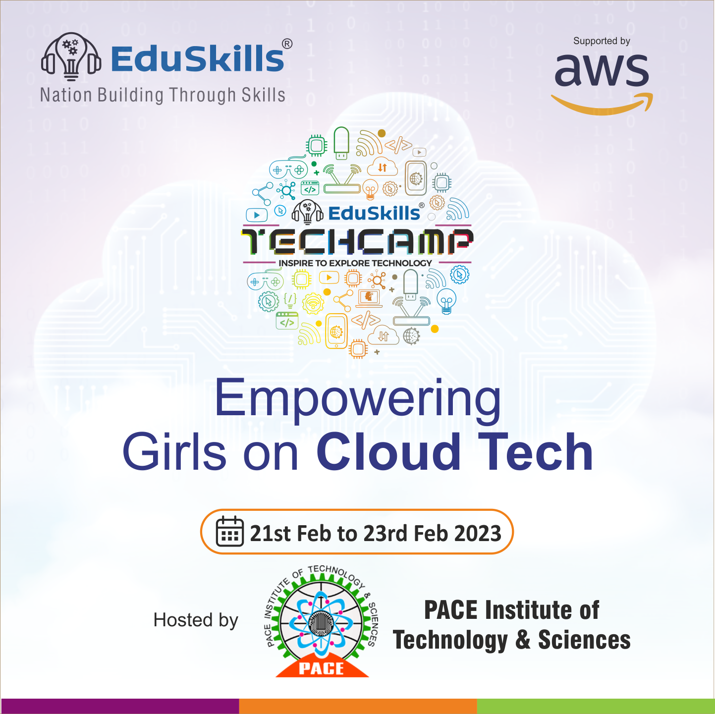 EMPOWERING GIRLS ON CLOUD TECH (Eduskills TECHCAMP)