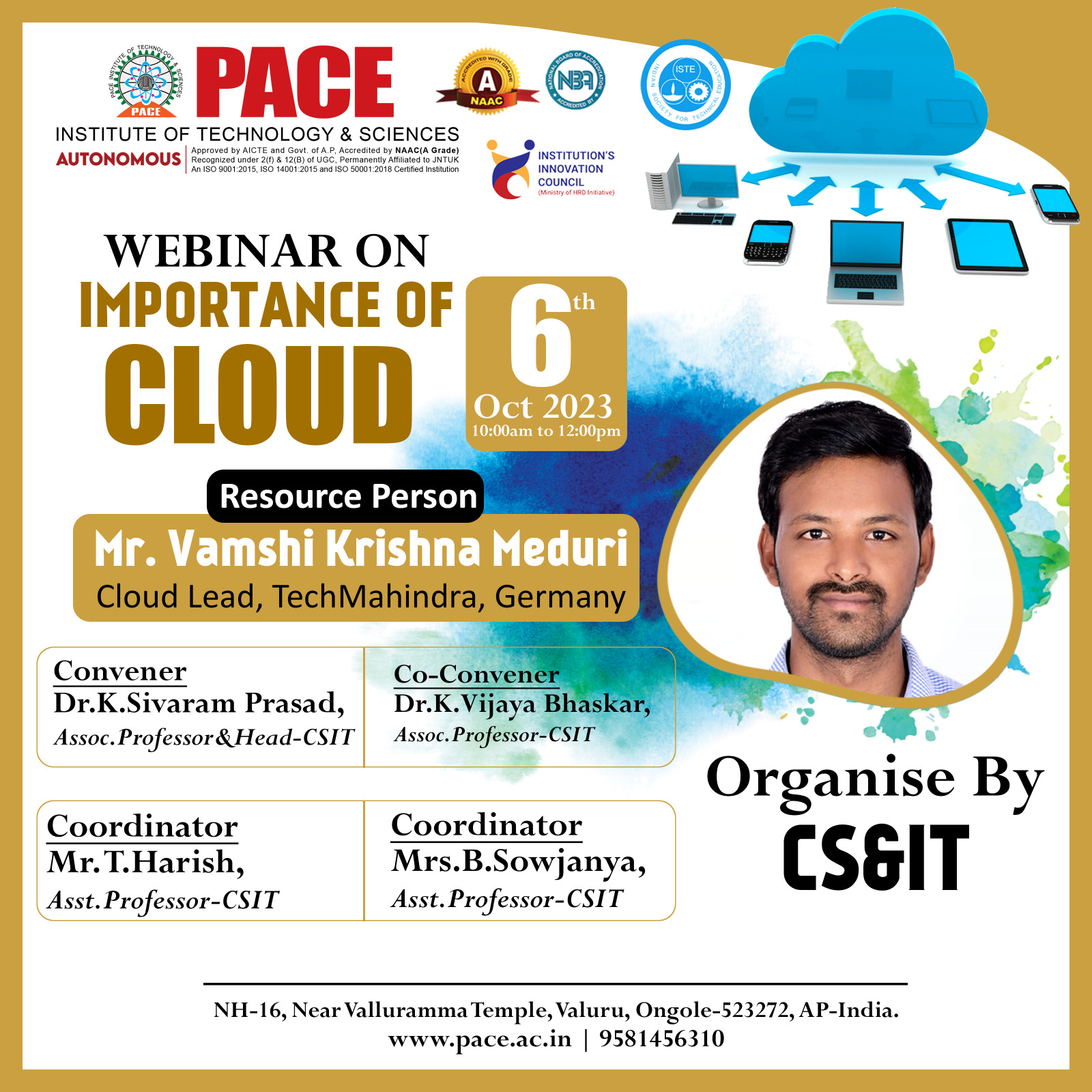 WEBINAR ON IMPORTANCE OF CLOUD