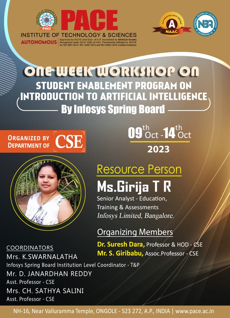 Student Enablement Program On Artificial Intelligence