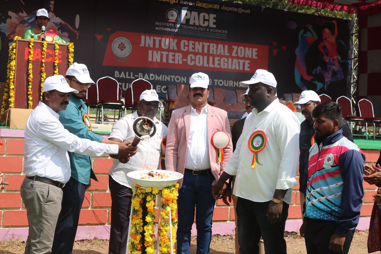 JNTUK Central Zone Inter Collegiate Ball-Badminton Tournament at PACE ITS