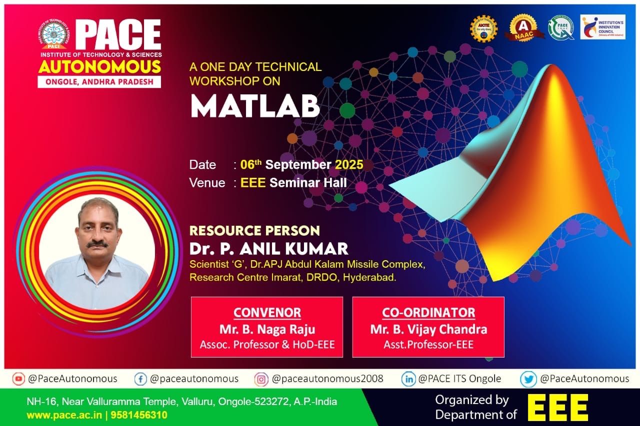 One Day Technical Workshop on MATLAB